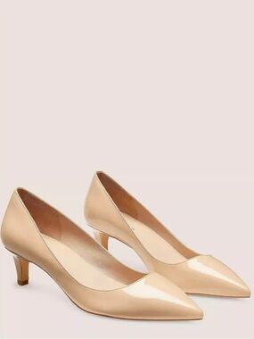 New Stuart Weitzman Dancer 50 Pump Leather Heel